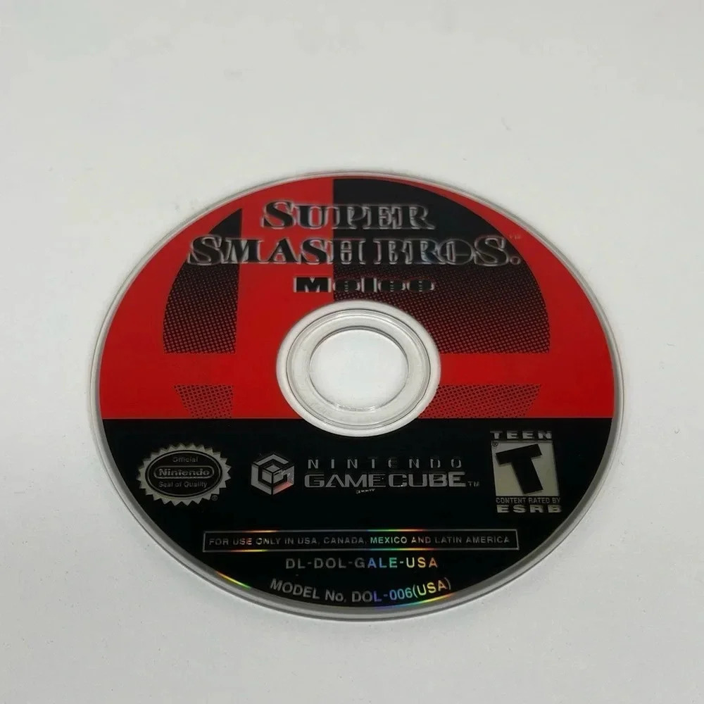 Super Smash Bros Melee Nintendo GameCube Authentic Game Disc Only Wii